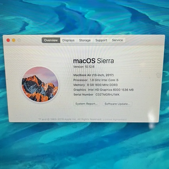 MacBook Air (13-Inch) 2017 Model
